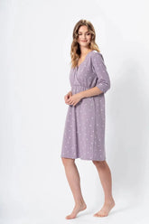 M-Max cappuccino color nightgown  Adomoo